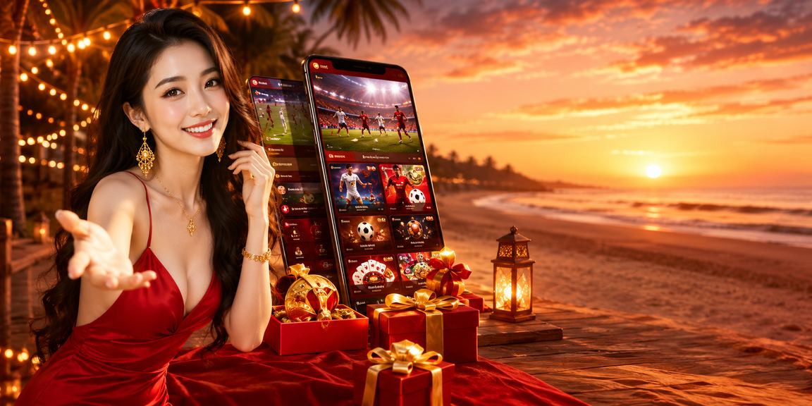 Người chơi tại bãi biển Mũi Né theo dõi cá cược thể thao và chơi game trực tuyến buổi tối